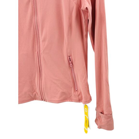 SHEIN Glow Mode Women’s Long Sleeve Jacket Size Medium Pink NWT Athletic - Picture 8 of 9